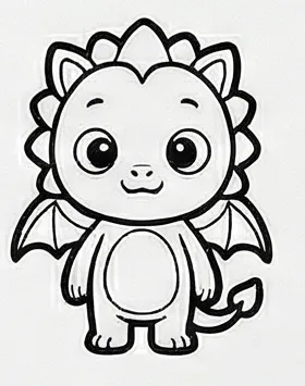 a drawing of a small dragon.webp